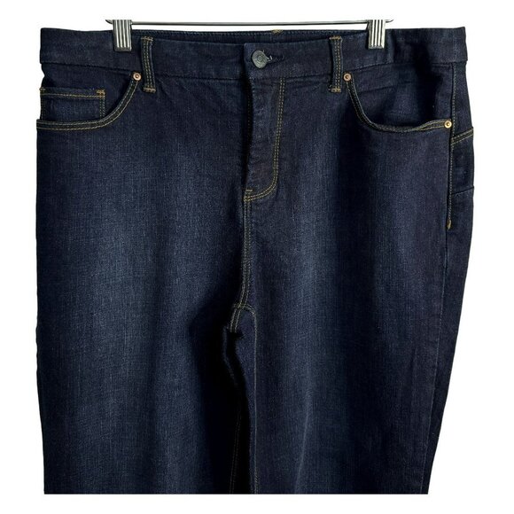 Chico's The So Lifting Slim Straight Leg Jeans Sz 2 Regular Classic 5 Pocket - Picture 2 of 6